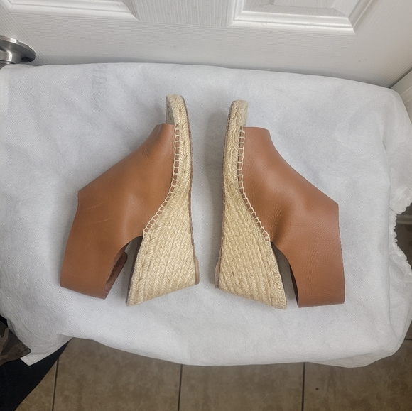Céline Phoebe Philo Leather Espadrille Wedges size 39 - Picture 3 of 16